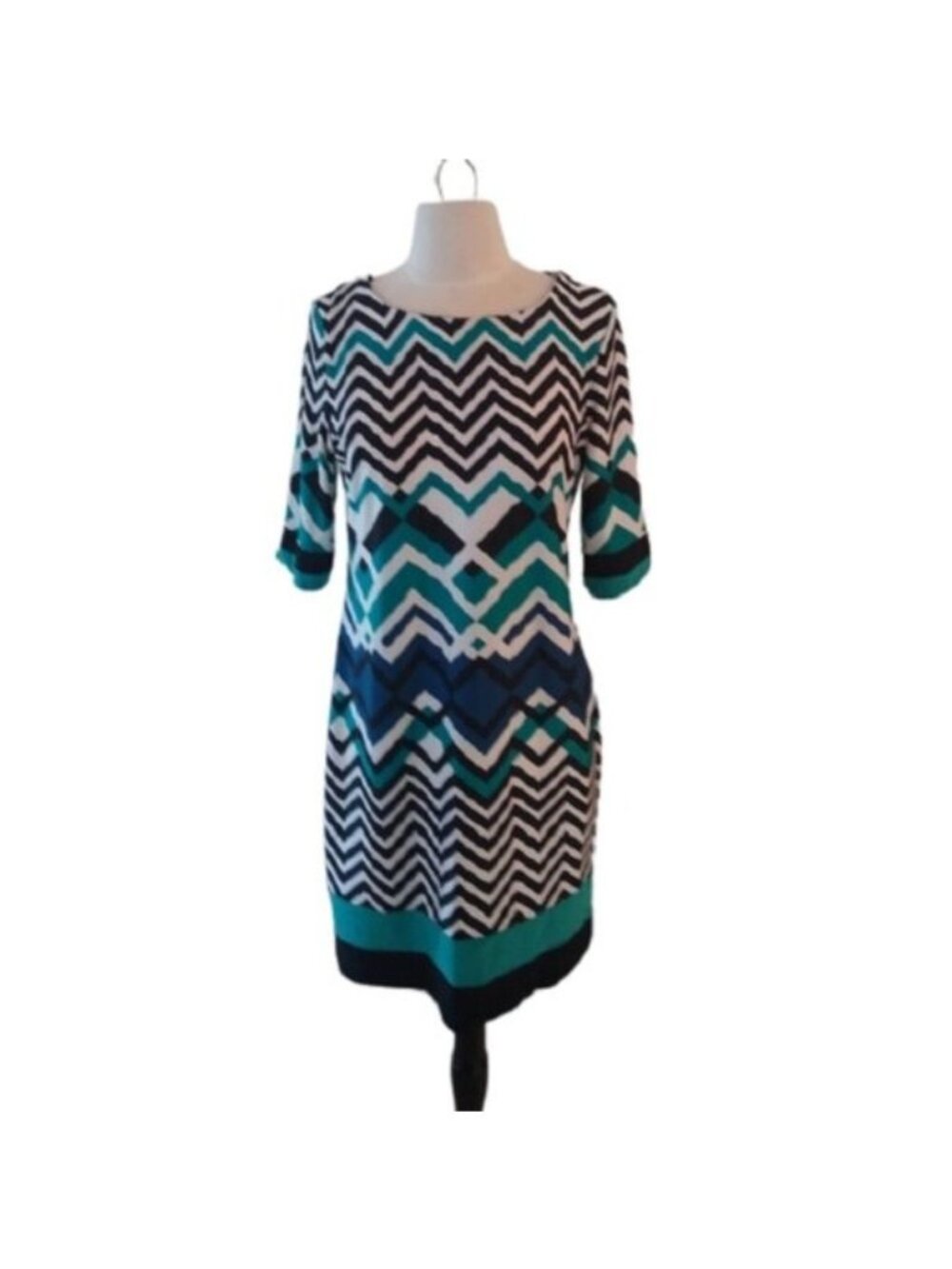 Karin Stevens ZigZag Career Dress, 8 Petite